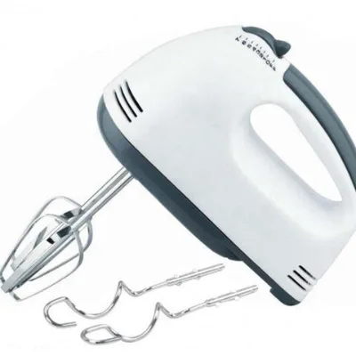 Household White Automatic Electric Braking Egg Blender Egg Beater Whisk/Egg Beater Hand Held Whisk Mixer High-power small egg beat