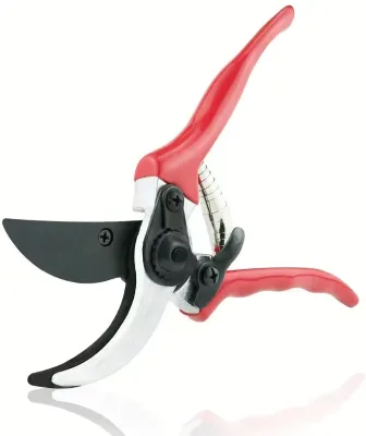 Professional New Red Bypass Pruning Shears PVC Handle Coated Steel Alloy Garden Scissors Garden Pruner for Gardening
