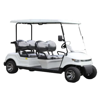 2024 New 4 Seater Electric Golf Cart Lithium Lead Acid Battery Golf Cart Mini Sightseeing Bus