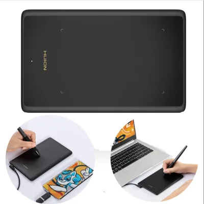 huion H420x Graphics Tablet Writing Pad New Version Pen Pressure for Digital Drawing Animate Online Teaching Kids Students