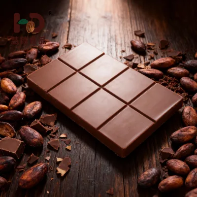 HD Brand 65%Pure Cocoa Butter Dark Bakery Chocolate Block Wholesale 1kg/bag With 15bags/carton for Baking
