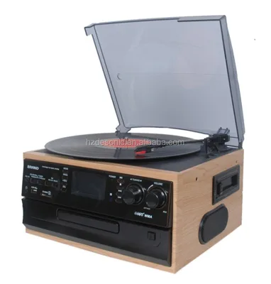 Vintage Style Retro Wooden Record Player Stereo System ,cd Jukeboxes for Sale