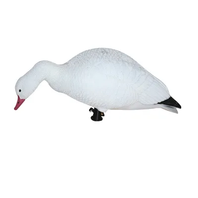 Painted Snow White Mallard Goose Decoy for Hunting Decorations Durable Plastic Pigeon Decoy