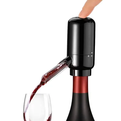 BST Electric Accelerated Oxidation Wine Decanter Spout, Washable Automatic Electric Wine Dispenser Pump