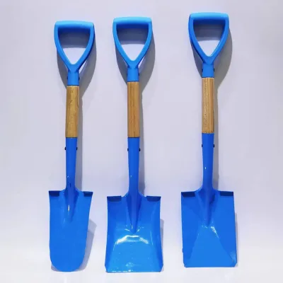 Metal Steel Children's Garden Trowel Industrial Grade D-Grip Garden Shovel Multi-Functional Outdoor Use Gardening Tool