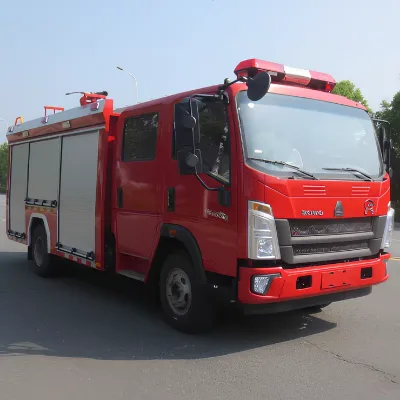 Compressed air Foam System Fire Truck