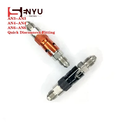 AN3 Quick Release Connector Connect Fitting Aluminum Alloy for Motorcycle Brake Line Oil Fuel Fluid Hose Fitting Adapter