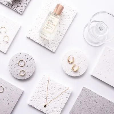Plaster Hole Stone Photography Background Props Studio Photos Backdrop Board for Products Jewelry Cosmetic Shooting INS Decorate