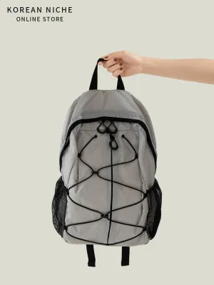 Commuting School Genuine Leather Zipper Anti-Theft Large Capacity Korean Version Niche Design Casual Joker Premium Unisex