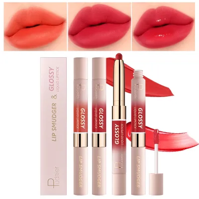 Mineral Waterproof Lip Liner Pencil Velvet Lipstick with Long Lasting Plump Effect
