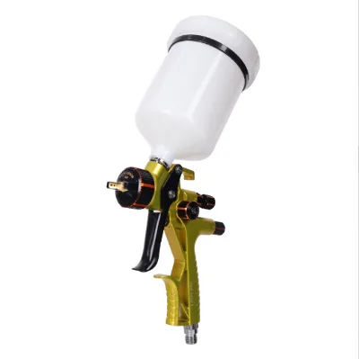 High Quality 1.3mm Pneumatic Spray Gun with Gravity Feed Customizable for Car Topcoat Furniture Paint Alloy-OEM