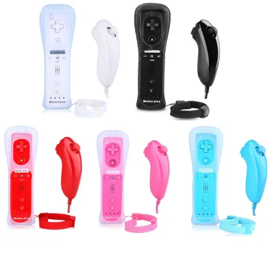 Wholesale Wii Multi-Function Wireless Joystick Straight Handle Infrared Sensor Left & Right Hand Controller Vibration Features