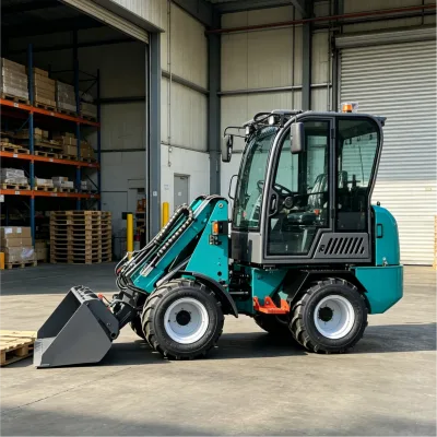Mini Multi Scenario Diesel 4 Wheel Drive Various Attachments Accessories Parts Farm Yard Construction Handling Wheel Loader