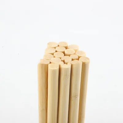Wholesale Home Decor Rattan Bamboo Sticks 100% Natural Log Color Raw Bamboo Pole for Reed Diffuser