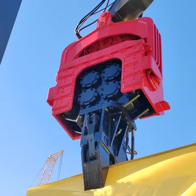 High Frequency Sheet Pile Hydraulic Vibratory Hammer, Vibro Hammer Pile Driver, Hydraulic Vibro Pile Hammer