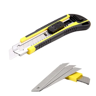 Multi-function Aluminium Leather Working Tools Carving Knifes With 3Pcs Blade Cutter