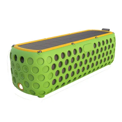 2022 New Products Solar Energy Speaker Hifi Stereo Hands Free BT 4.0 Wireless Ipx 5 Waterproof Speaker With Flashlight