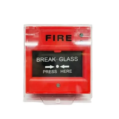 Break Glass Emergency Manual Call Point Fire Alarm System Red Yellow Green Push Button Break Glass