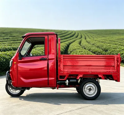 Direct From Factory,open Cargo Tricycle Equipped with 2000W Motor, 1.5 m Cargo Compartment and Hydraulic System