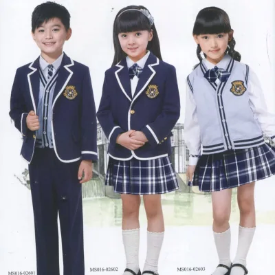 Students Wear School Dress Designs Boys and Girls Designs Primary Oem School Dresses School Uniforms