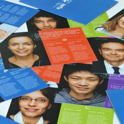 Custom Booklet Printing Brochure Paper Discount Flyer Advertising Leaflets Printing