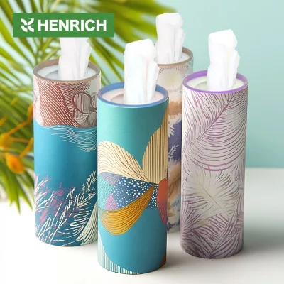 Hot Selling Virgin Pulp Luxury Feel Embossed Lychee Texture 3 4 Ply Thick Household Car Facial Tissues One Sheet With Lotion