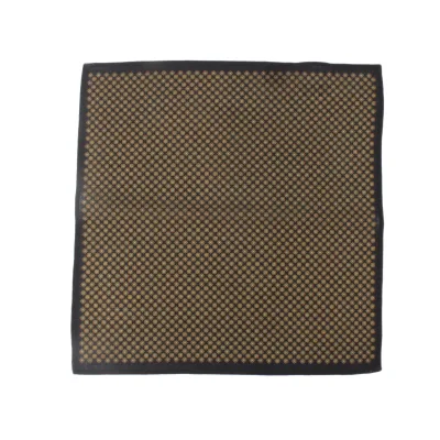 Dacheng Wholesale Hanky Factory Cheap Men's Brand Design Custom Printed 100% Wool Pocket Square