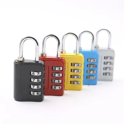 2024 High Security Durable Luggage Locks 4 Digit Travel Combination Lock Padlock Cadenas