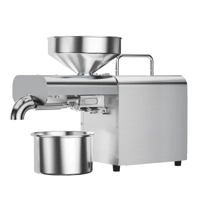 2025 new mini oil press intelligent constant temperature peanut oil press cold oil press machine