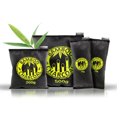 Activated Charcoal Odor Absorber Bag 200g Air Freshener Powder for Home Car Smoke Eliminator OEM Custom