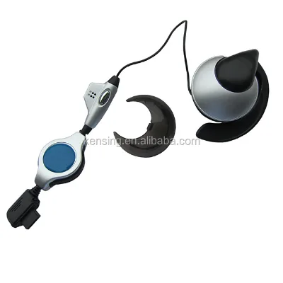 Mobile Handsfree with Retractable Cable Reel or Winder and Microphone
