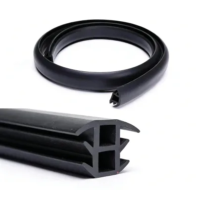Custom Extruded T Shape Silicone Seal Strip Industrial Solar Panel Sealing Eco-friendly Dustproof Insectproof Soundproof Cutting