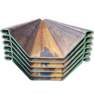 Factory Hot Sale Steel Sheet Pile for River Bank Protection Hot Rolled With Grade Custom Cutting Processing Service Z Type
