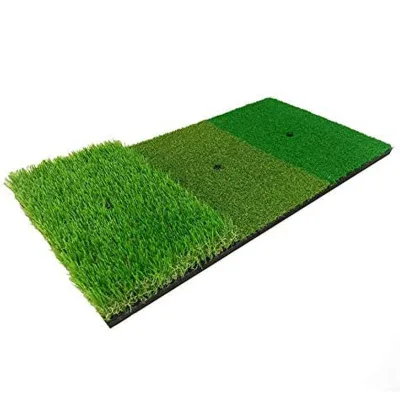 Tri-Turf Golf Practice Mat Professional Training Turf High-Density Nylon Hitting Mat for Global Distributors