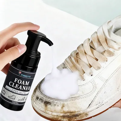 Portable Self-Foaming Shoe Cleaner Spray No-Rinse Quick-Dry OEM Available Strongly Remove Dirt and Stains