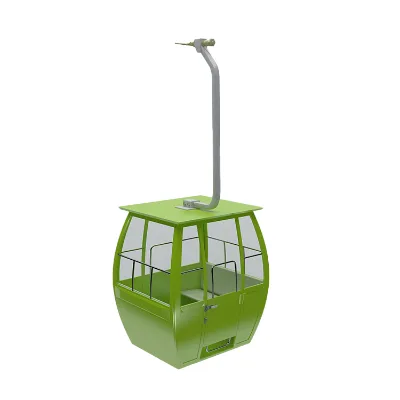 Wholesale DQ Hanging Blue Outdoor Heavy-Duty Fixed-Grip Steel Cable Car Gondola Lift China Supplier