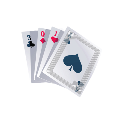 Custom Printing 13.56Mhz NFC Poker Playing Card  Waterproof NFC Games Card for Entertainment