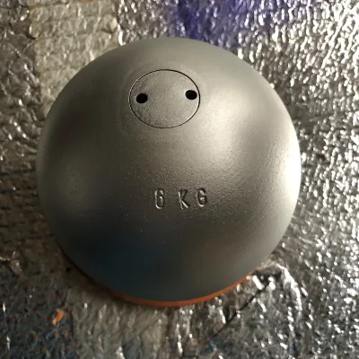 Track and Field Professional Throw Equipment Turned Iron Shot Put Ball Customized Logo with Different Color 4kg 5kg 6kg 7.26kg