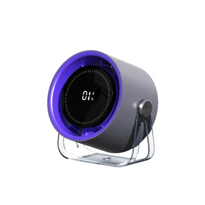Smart Foldable Outdoor Digital Display Electric Table Fan Brushless Motor Low Noise Battery Rechargeable Portable Plastic Air