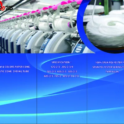 40/2，100% spun polyester sewing thread,