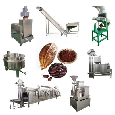 Electric Cocoa Bean Grinder / Cocoa Bean Winnower / Cocoa Processing Production Line