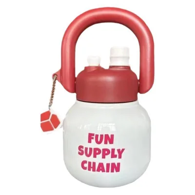 HY198 the New Girl Big Belly Cup 316 Stainless Steel Insulated Water Cup Double Drink Mouth Space Ton Ton Cup