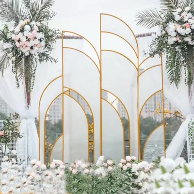 Wholesale Wedding Decoration Background Fantasy Wedding Props Stage Screen Bohemian Sunshine Board Four Piece Set