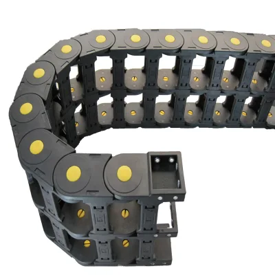 Closed Plastic Drag Chain Flexible Wear Resistance Cnc Cable Track Cable Protection Chain
