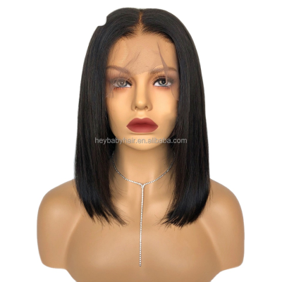 Heybaby Wig Female Short Hair BOBO Head Gradient Straight Hair Ladies Wig Cos Headgear Color Short Straight Hair