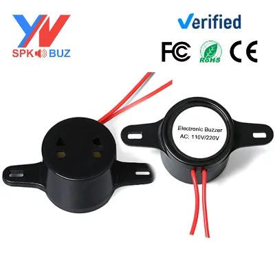 30x29mm AC110V/220V Electronic Piezo Buzzer Factory Direct High Decibel Music/beep Sound for Household Appliances ROHS Certifice
