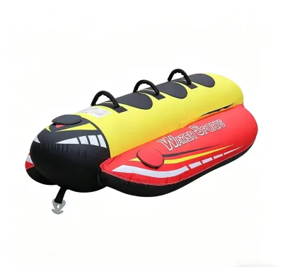 High Quality Inflatable Banana Boat 3 People Water Entertainment 3 Seaters Banana-Boat for Sea Lake
