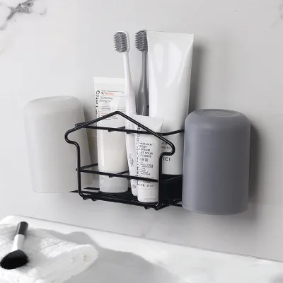 Wall-Mounted Mug Holder and Coffee Cup Hanger Convenient Storage Rack with Storage Holders for Cups