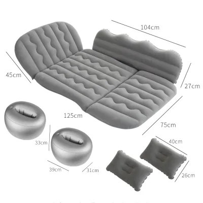 SUV Air Mattress Car Air Bed Portable Back Seat Travel Camping Bed Cushion