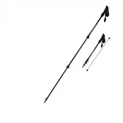 Outdoor Trekking Poles Carbon Fiber Ultra-Light Retractable Folding Adjustable Length 63-135cm Hiking Climbing Camping Equipment